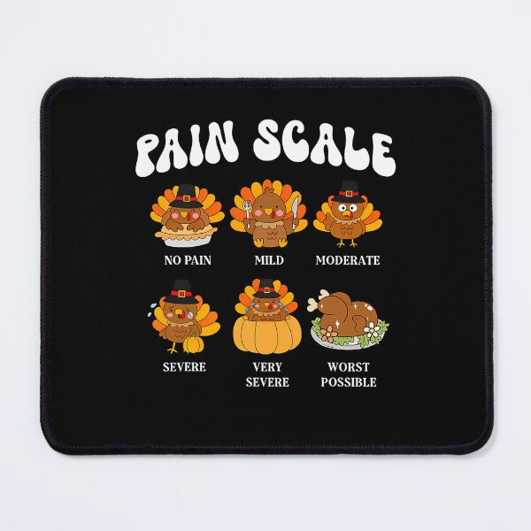 Item preview, Trauma Funny Pain Nurse Thanksgiving Vintage Turkey Scale Pain Assessment designed and sold by PAMELANUNZIO.