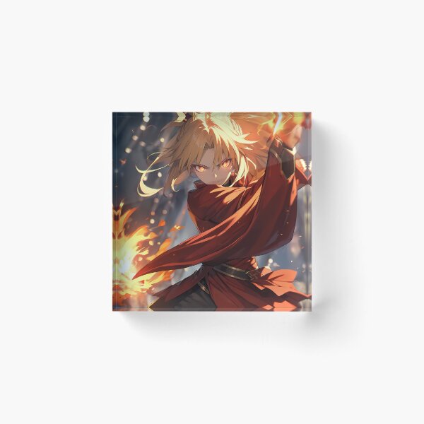 Item preview, Blazing Warrior Red Saber Mordred Fate Grand Order Anime Girl Waifu Fury designed and sold by TorbenKuhano.