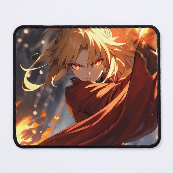 Item preview, Blazing Warrior Red Saber Mordred Fate Grand Order Anime Girl Waifu Fury designed and sold by TorbenKuhano.