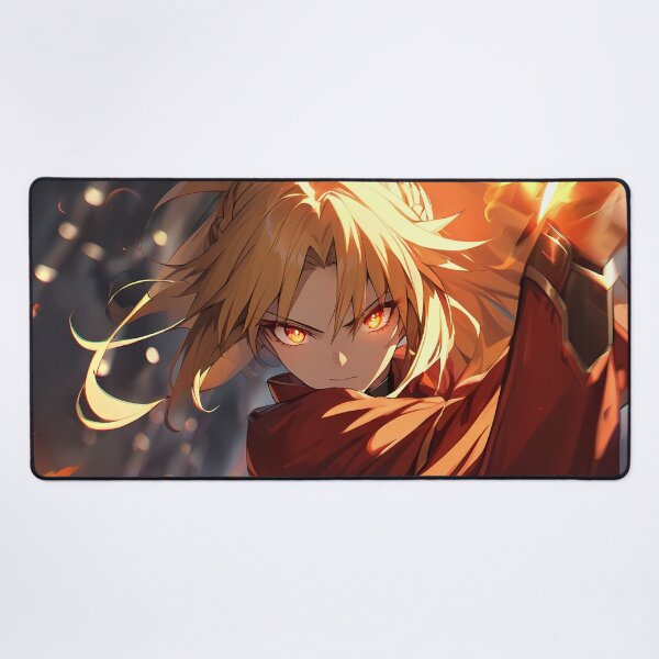 Item preview, Blazing Warrior Red Saber Mordred Fate Grand Order Anime Girl Waifu Fury designed and sold by TorbenKuhano.