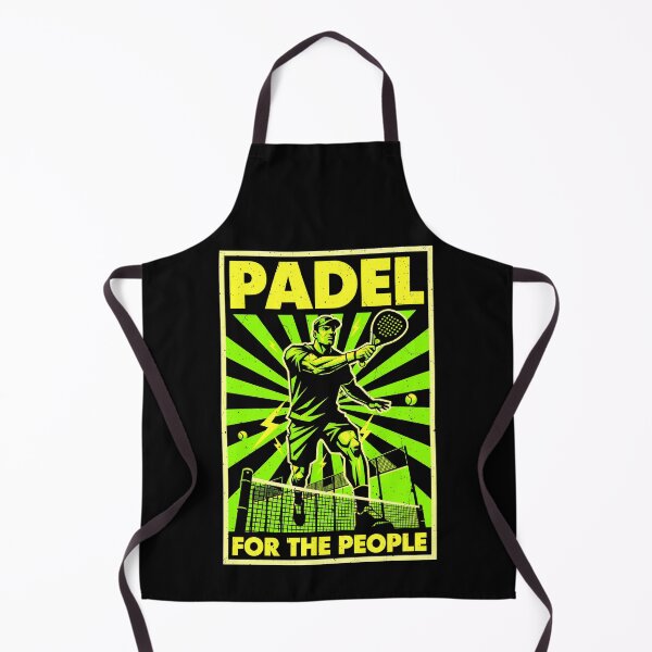 Item preview, Funny Padel Tennis For The People Vintage Propaganda Player designed and sold by GrandeDuc.