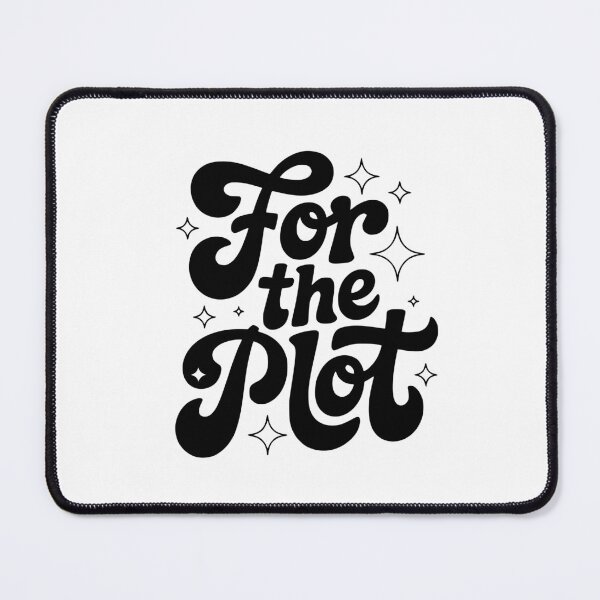 Item preview, For The Plot T-Shirt | Groovy 70s Typography Aesthetic | Main Character Energy Gift designed and sold by Pixie Bloom.