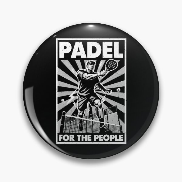 Item preview, Funny Padel Tennis For The People Vintage Propaganda Player designed and sold by GrandeDuc.