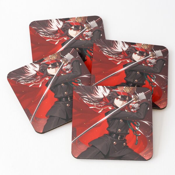 Item preview, Oda Nobunaga Demon King Fate Grand Order Warrior Crimson Samurai Anime Girl Waifu Strike designed and sold by TorbenKuhano.