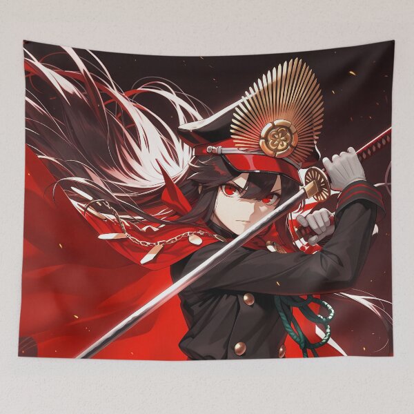 Item preview, Oda Nobunaga Demon King Fate Grand Order Warrior Crimson Samurai Anime Girl Waifu Strike designed and sold by TorbenKuhano.
