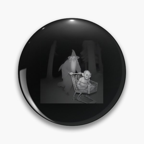 Item preview, Grey Wizard Pushing Gollum Meme   designed and sold by athle-enoode.