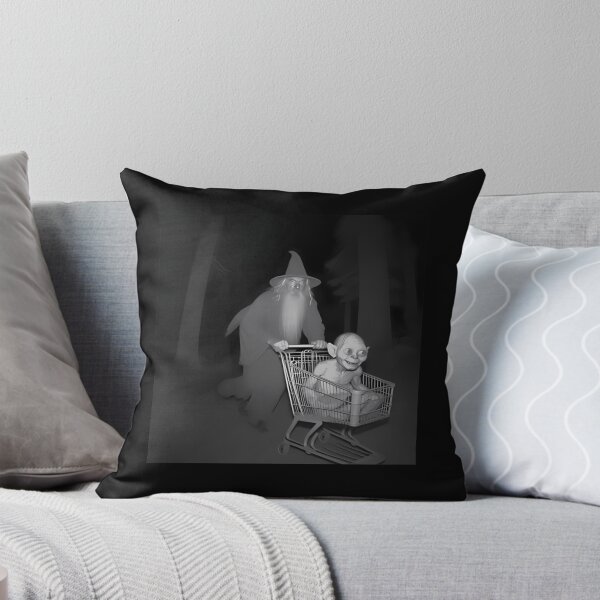 Item preview, Grey Wizard Pushing Gollum Meme   designed and sold by athle-enoode.