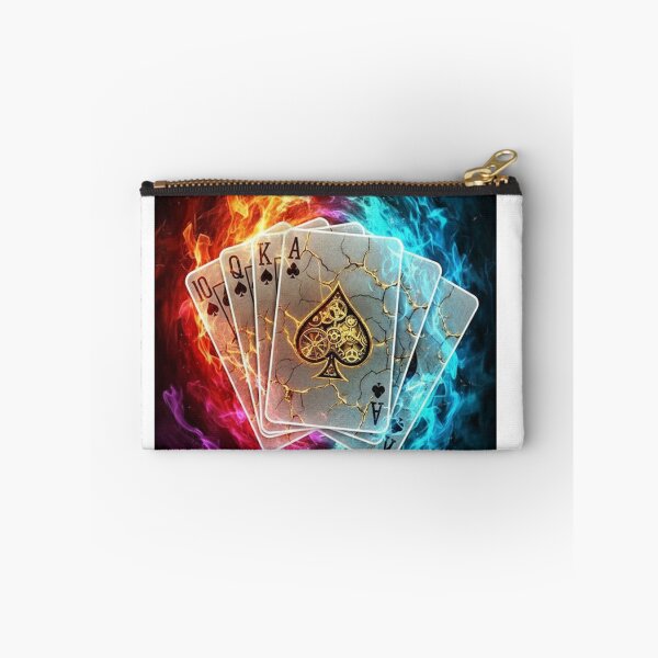 Item preview, Cracked Gold Cards Neon Burst designed and sold by Krfto.