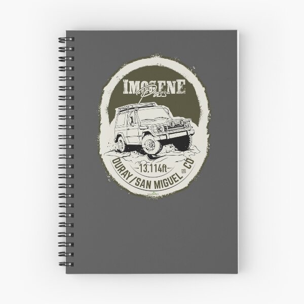 Item preview, Imogene Pass Colorado 4x4 Motorcycle Sticker T-Shirt 01 designed and sold by OuterShellUK.