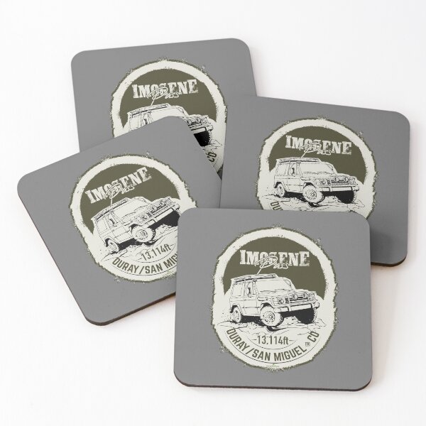Item preview, Imogene Pass Colorado 4x4 Motorcycle Sticker T-Shirt 01 designed and sold by OuterShellUK.