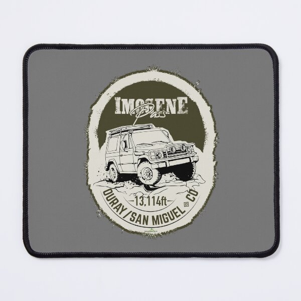Item preview, Imogene Pass Colorado 4x4 Motorcycle Sticker T-Shirt 01 designed and sold by OuterShellUK.