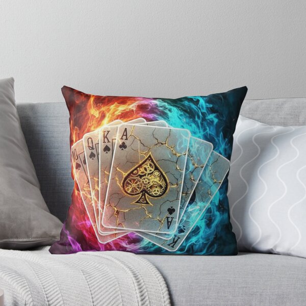 Item preview, Cracked Gold Cards Neon Burst designed and sold by Krfto.