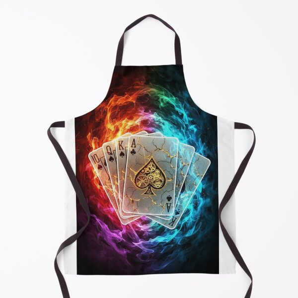 Item preview, Cracked Gold Cards Neon Burst designed and sold by Krfto.