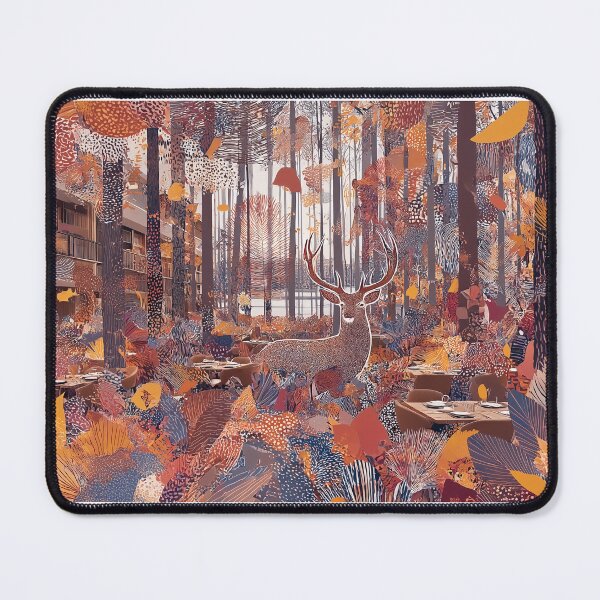 Item preview, Autumnal Woodland Feast: Majestic Deer in Leafy Reverie designed and sold by DigitalArtKiosk.