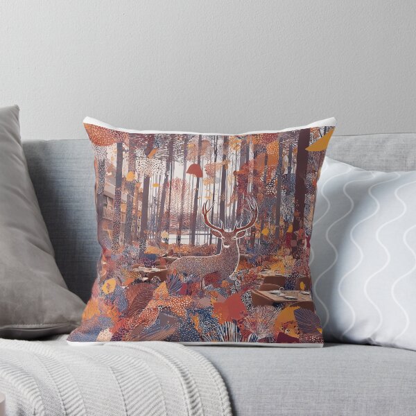 Item preview, Autumnal Woodland Feast: Majestic Deer in Leafy Reverie designed and sold by DigitalArtKiosk.