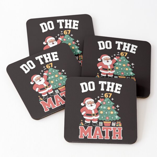 Item preview, Christmas Math Joke Meme – Do the Math 67 Teacher Humor designed and sold by Redgiant87x.