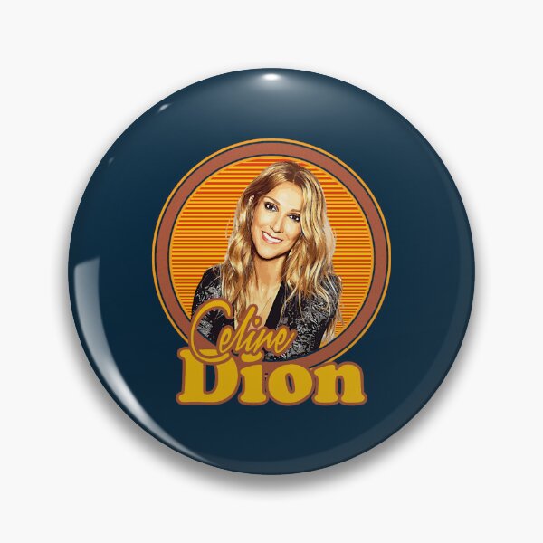 Item preview, Retro Celine Dion Portrait Fan Art Tribute designed and sold by SandraTorrez.