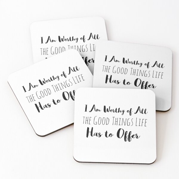 Item preview, I Am Worthy of All the Good Things Life Has to Offer – Worthiness Affirmation designed and sold by Camila  Ardila.