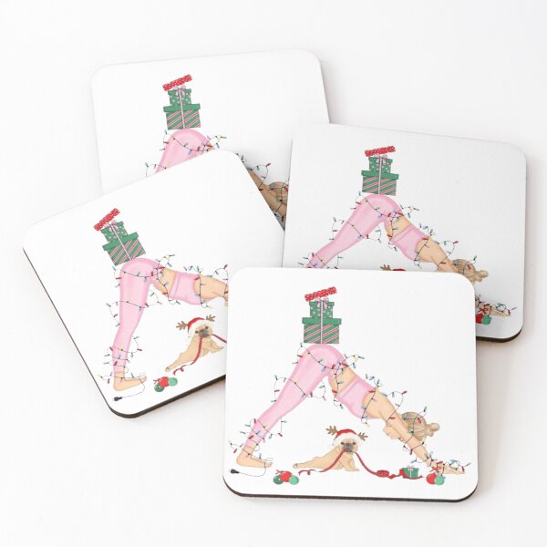 Item preview, Christmas Yoga New Year Sports Cute designed and sold by Aloelora.