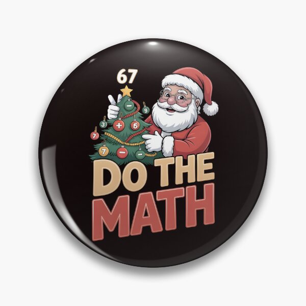 Item preview, Six Seven Meme Christmas Edition – Funny Do the Math 67 Joke designed and sold by Redgiant87x.