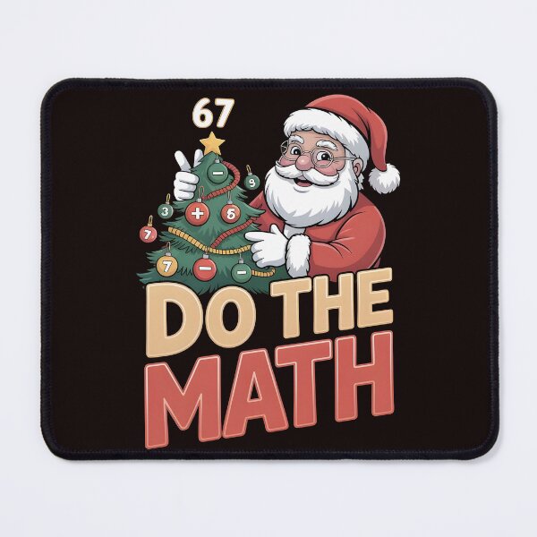 Item preview, Six Seven Meme Christmas Edition – Funny Do the Math 67 Joke designed and sold by Redgiant87x.
