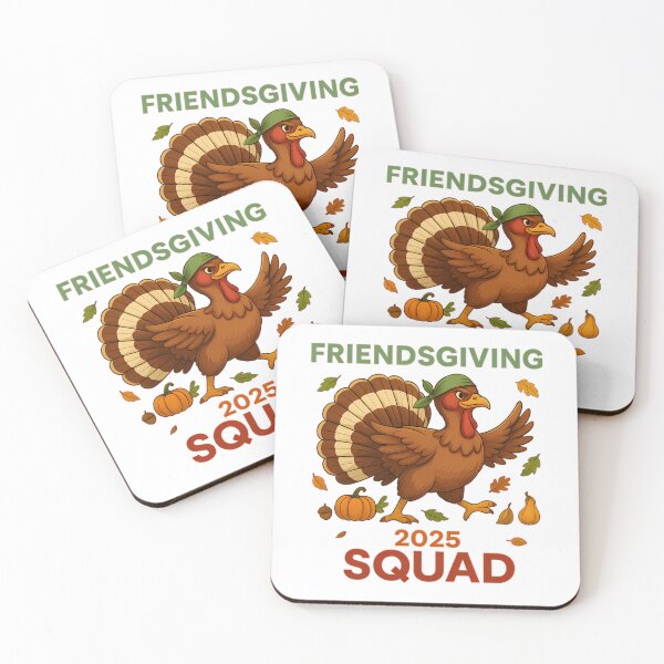 Item preview, Humor Thankful Friendsgiving Friends Turkey Squad Party 90s designed and sold by Daleburuling.