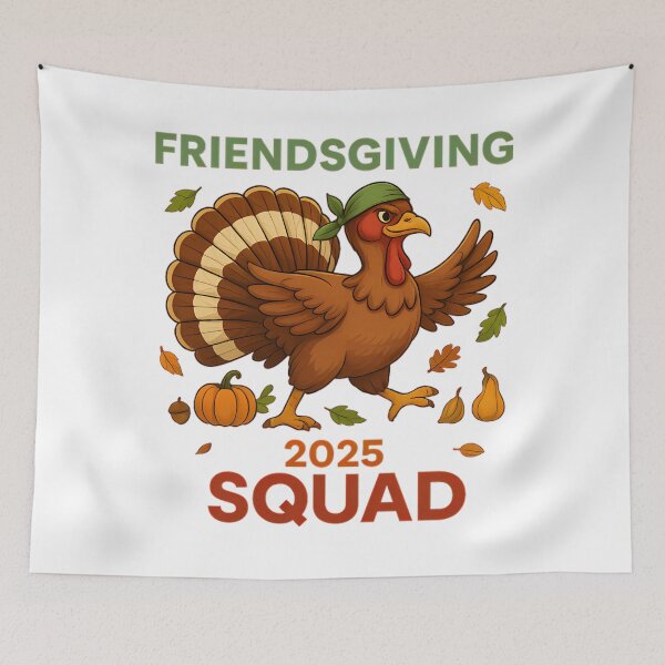 Item preview, Humor Thankful Friendsgiving Friends Turkey Squad Party 90s designed and sold by Daleburuling.