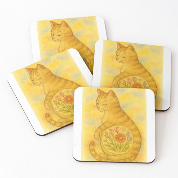 Item preview, purr in bloom designed and sold by Cushion-Crafts.
