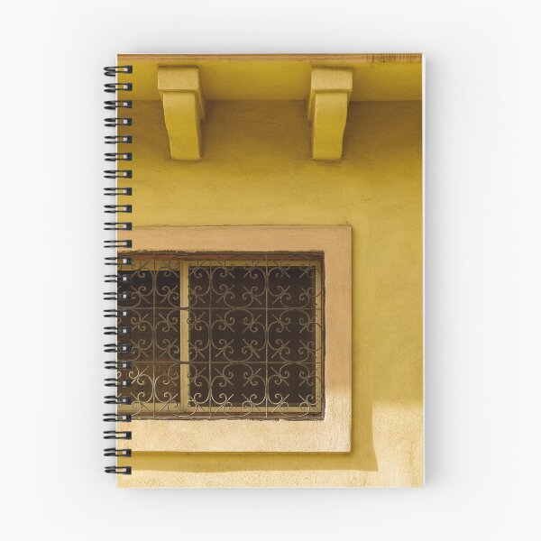 Item preview, Sunny Yellow Wall With Decorative Window and Iron Grille—Architectural Accent designed and sold by Nmallia.