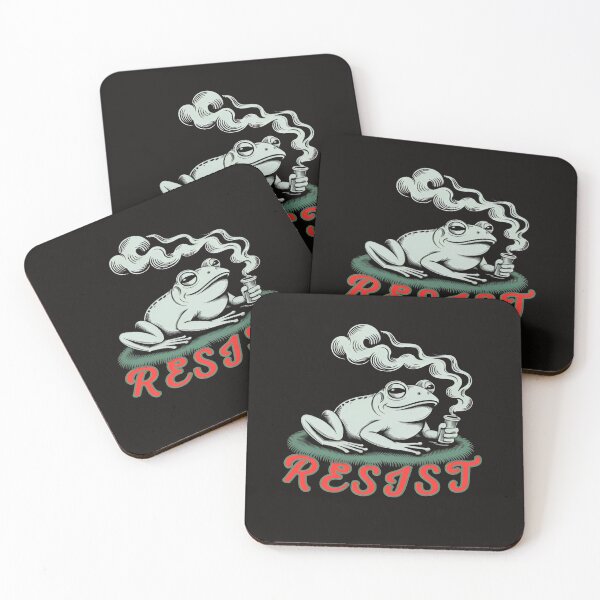 Item preview, Funny Smoking Frog Vintage T-Shirt – Retro Toad Meme Illustration designed and sold by Hussenb.