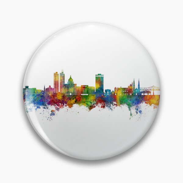 Item preview, Peoria Illinois Skyline designed and sold by ArtPrints.