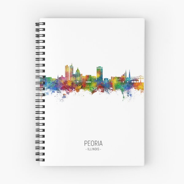 Item preview, Peoria Illinois Skyline designed and sold by ArtPrints.
