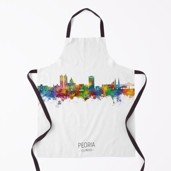 Item preview, Peoria Illinois Skyline designed and sold by ArtPrints.