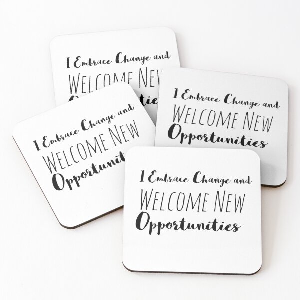 Item preview, I Embrace Change and Welcome New Opportunities – Change Affirmation designed and sold by Camila  Ardila.