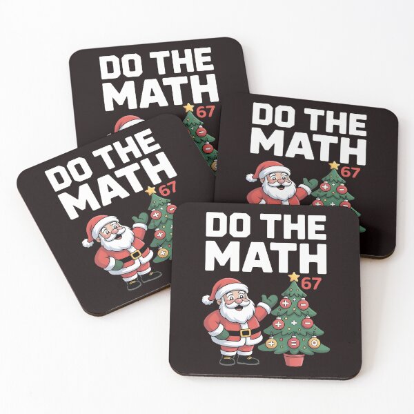 Item preview, Christmas Teacher Humor Meme - Do the Math 67 Six Seven Joke designed and sold by Redgiant87x.
