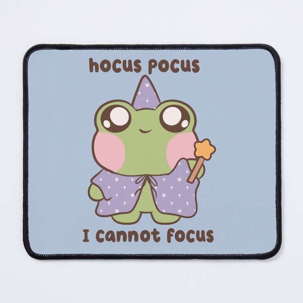 Item preview, Hocus Pocus I Cannot Focus Magic Frog designed and sold by kaybowzie.