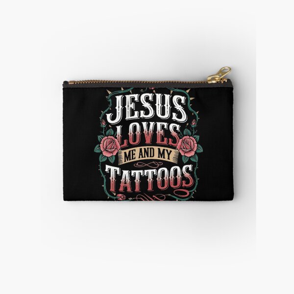 Item preview, Jesus Loves Me And My Tattoos designed and sold by TerryAnnie.