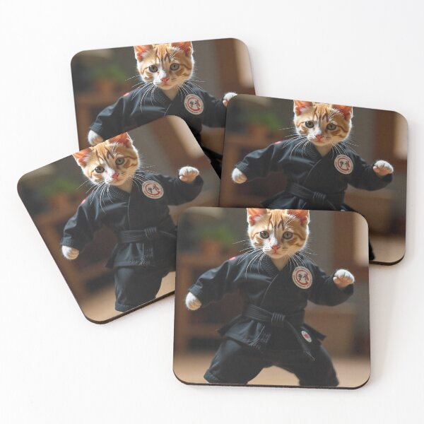 Item preview, Cat in judo uniform designed and sold by BenCoStyle.