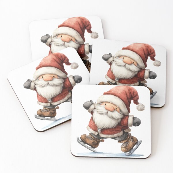 Item preview, Ice Skating Santa Claus designed and sold by Abizola.