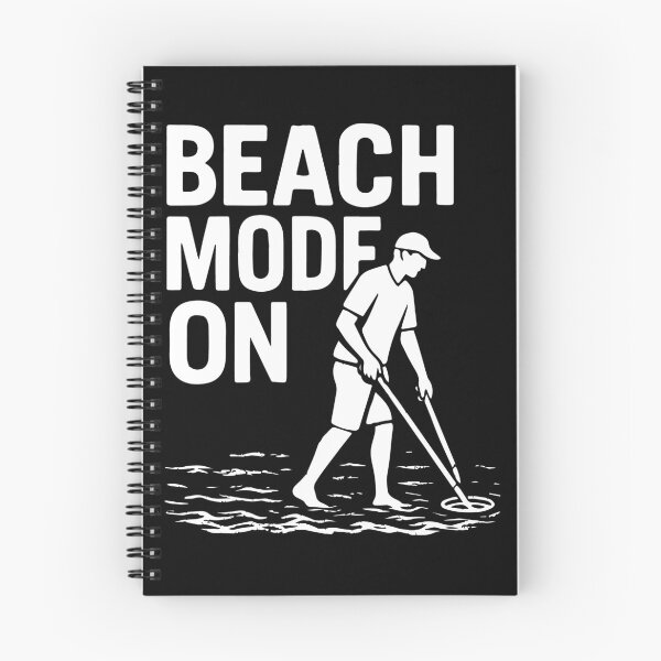 Item preview, Beach Mode On Funny Metal Detecting Design designed and sold by LuminOrb.