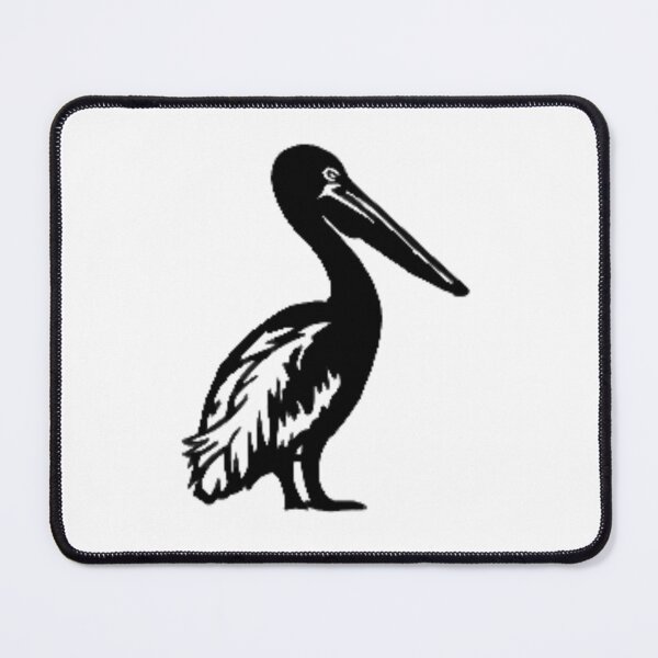 Item preview, Brown Pelican Silhouette – Elegant Coastal Wildlife Illustration designed and sold by RivendellBird.