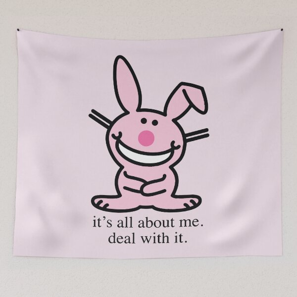Item preview, It's all about me deal with it funny bunny designed and sold by BrownHorse90s.