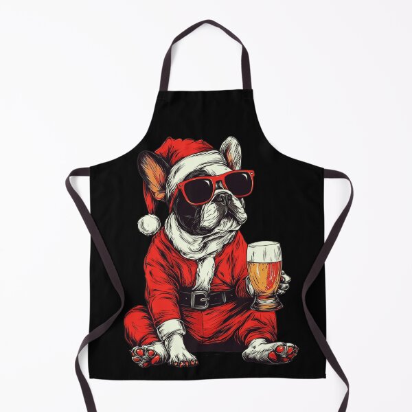 Item preview, Cool French Bulldog Santa Beer Christmas designed and sold by k3rstman1.