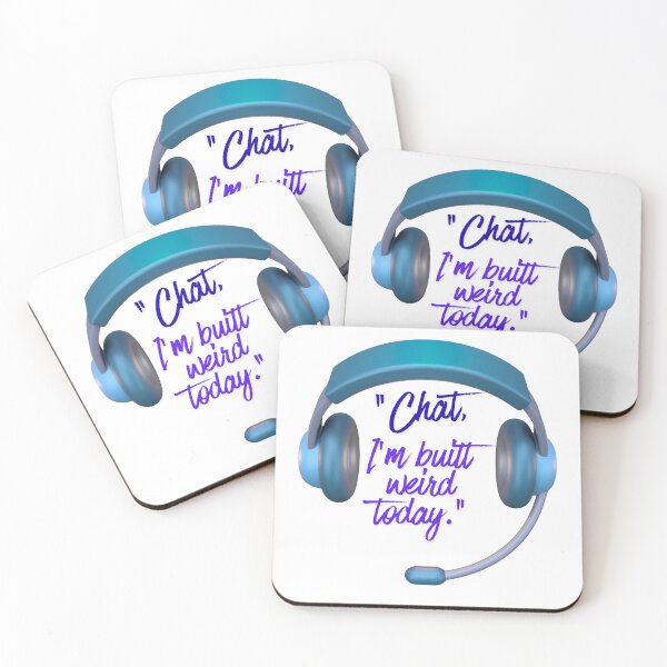Item preview, Chat, I’m Built Weird Today blue Headset designed and sold by SloganSauce.