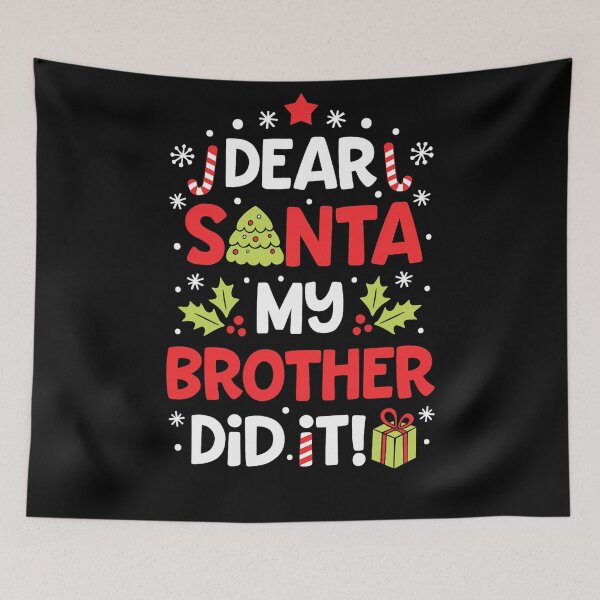 Item preview, Holiday Did Vintage My It Brother Retro Santa Dear Funny Christmas designed and sold by MediarMedic.