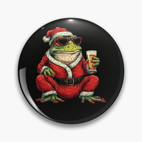 Item preview, Cool Santa Frog Drinking Beer Christmas Party designed and sold by k3rstman1.