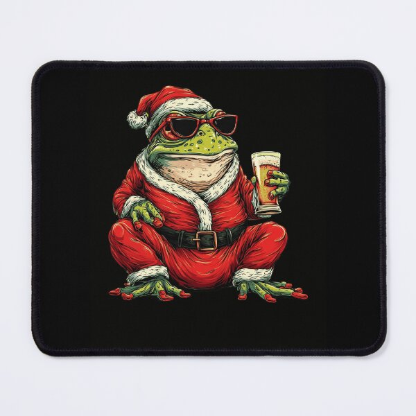 Item preview, Cool Santa Frog Drinking Beer Christmas Party designed and sold by k3rstman1.