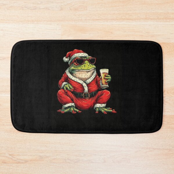 Item preview, Cool Santa Frog Drinking Beer Christmas Party designed and sold by k3rstman1.