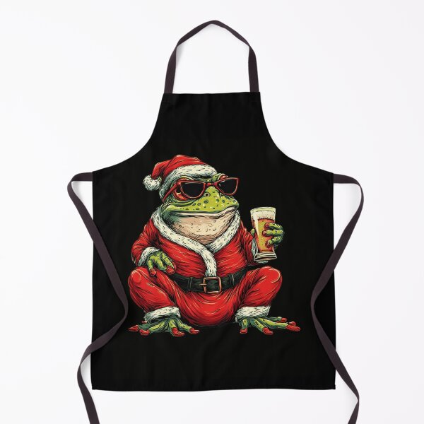 Item preview, Cool Santa Frog Drinking Beer Christmas Party designed and sold by k3rstman1.