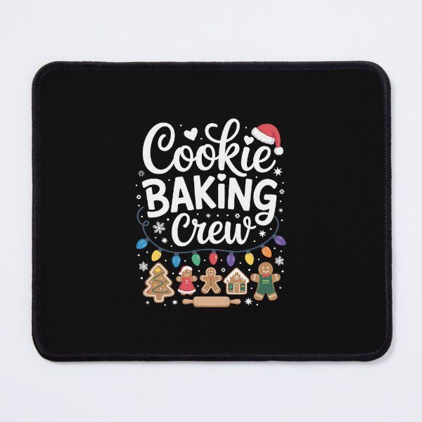 Item preview, Cookie Baking Crew Funny Festive Sweet Holiday Illustration designed and sold by clarabersetart.